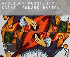 Wyścigów konnych w  Saint-Léonard-d'Aston