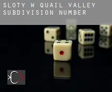 Sloty w Quail Valley Subdivision Number 3