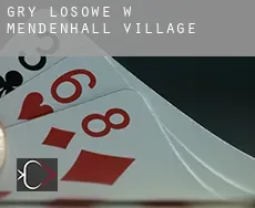 Gry losowe w  Mendenhall Village