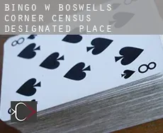 Bingo w  Boswell's Corner