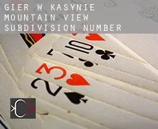 Gier w kasynie  Mountain View Subdivision Number 12