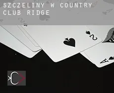 Szczeliny w  Country Club Ridge