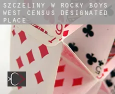 Szczeliny w  Rocky Boys West