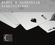 Bingo w  Henderson Subdivisions 1-4