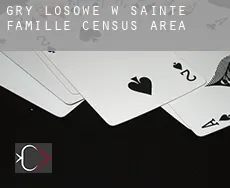 Gry losowe w  Sainte-Famille (census area)